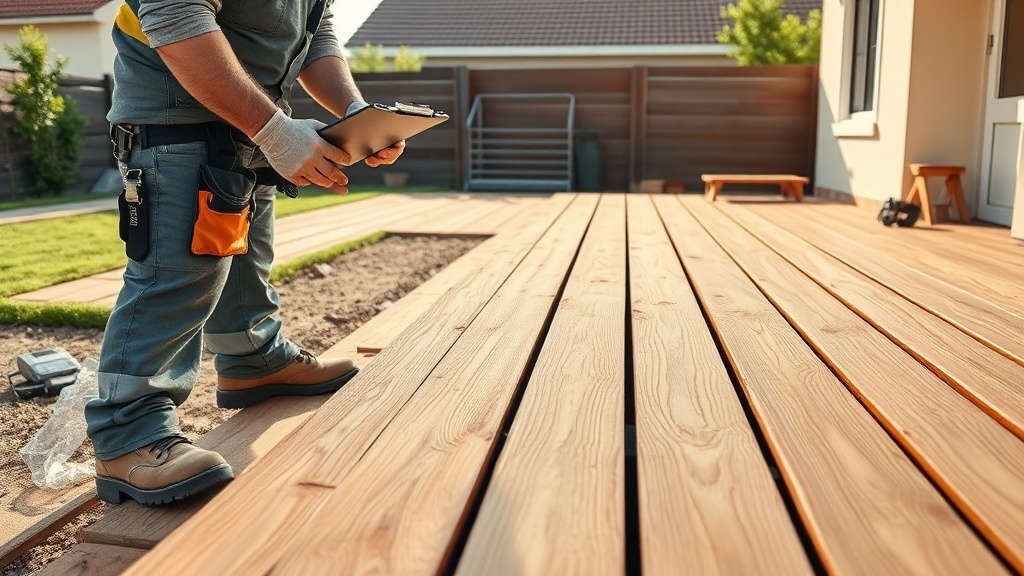 מה חשוב לבדוק לפני שמזמינים התקנת דק בראשון לציון?